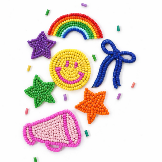 PRE-ORDER: K4K Beaded Hair Scrunchie